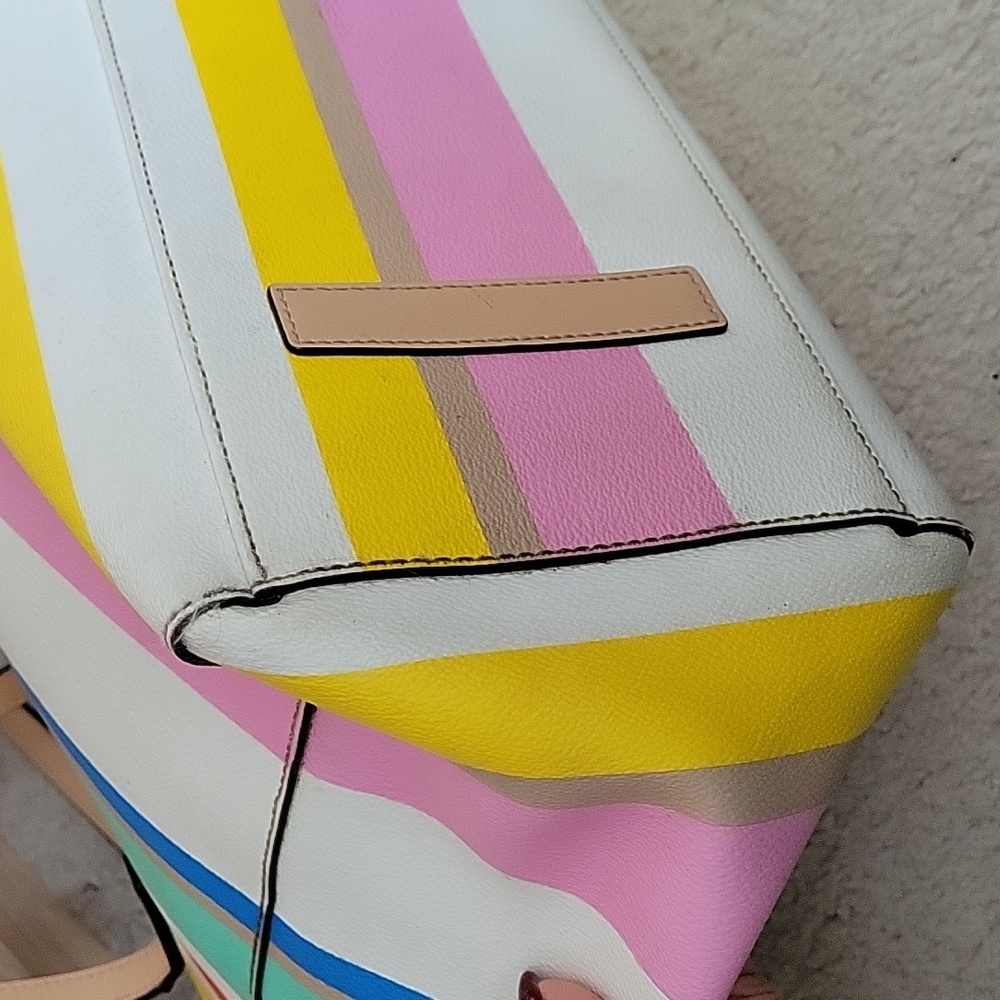 Kate Spade Colorful Striped Tote for laptop - Picture 8 of 10